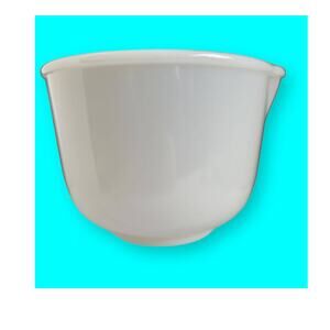 Vintage White Glass Glasbake Made for Sunbeam Mixing Bowl 20 CJ